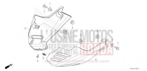 UNDER COWL CBF300NAN de 2022